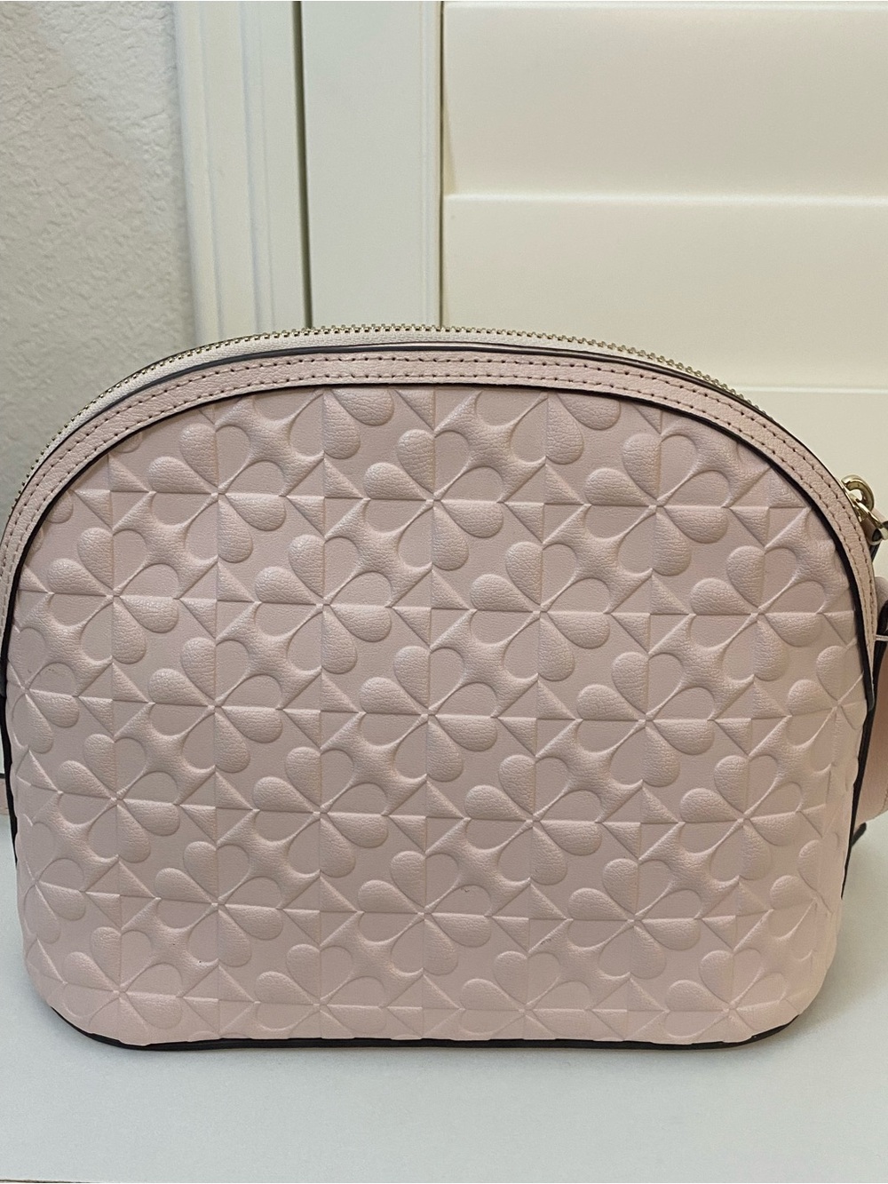 kate spade Blush Quilted Floral Crossbody with Matching Wallet - Picture 11 of 13